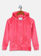 Girls Pink Solid Sweatshirt