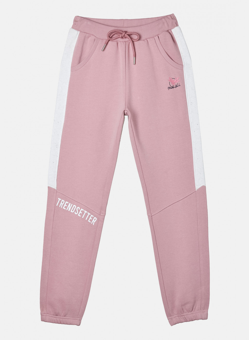 Girls Pink Regular Fit Lower