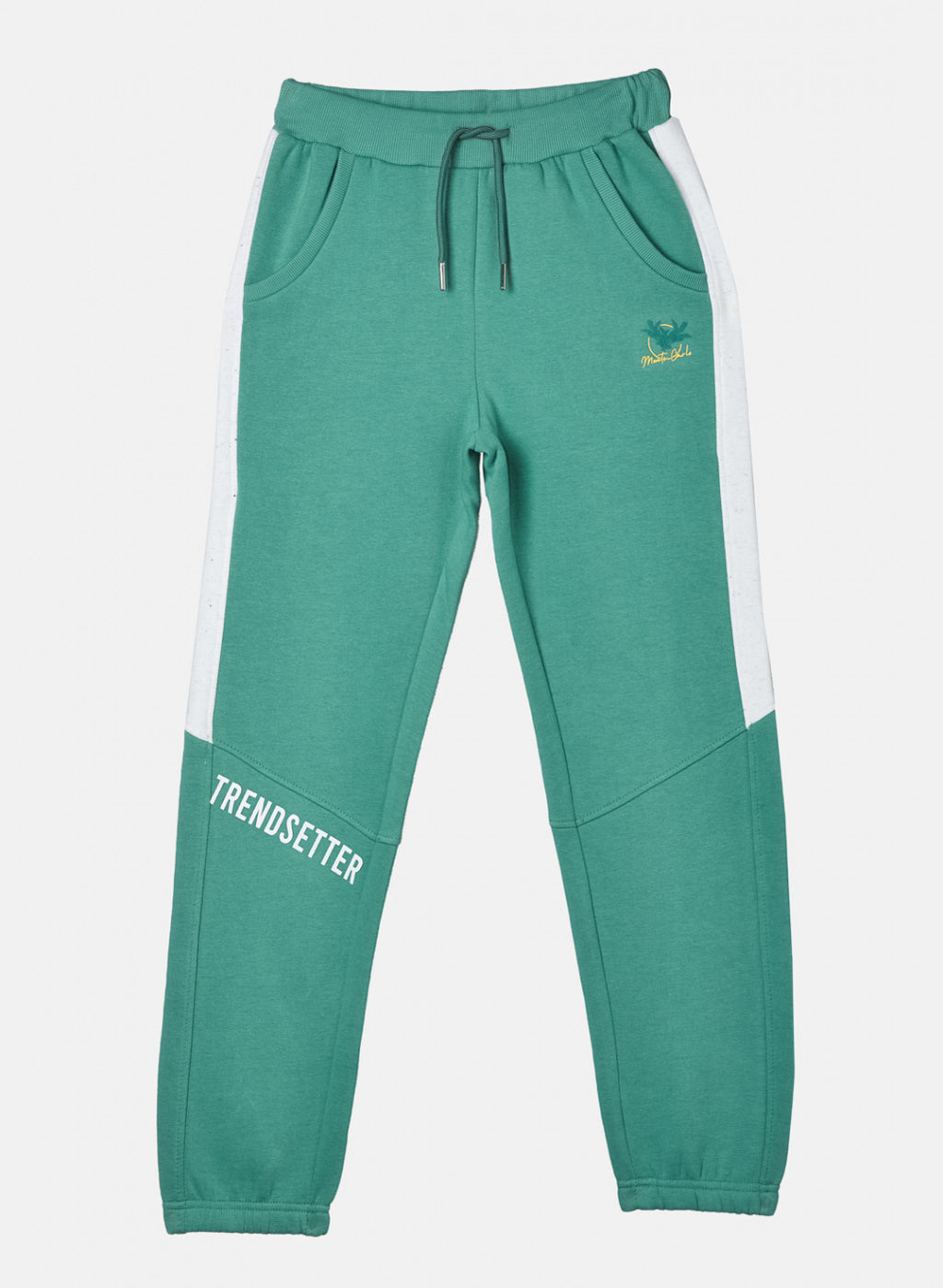 Girls Green Regular Fit Lower