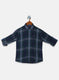 Boys Green Check Shirt