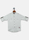 Boys Green Solid Shirt
