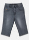 Boys Grey Light Wash Capri