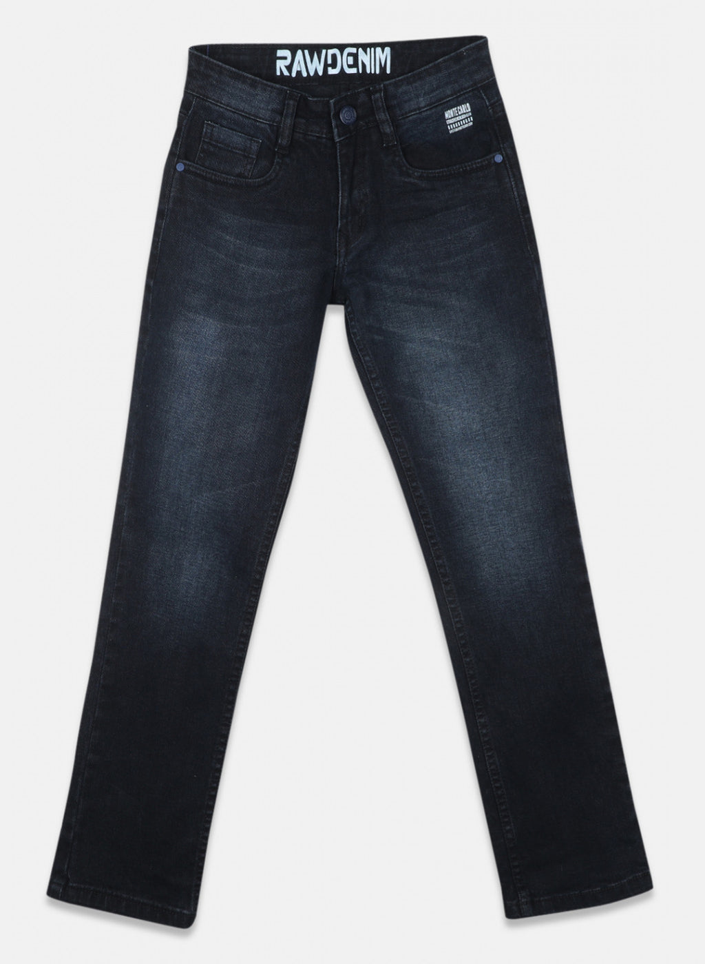 Boys Black Regular Fit Denim
