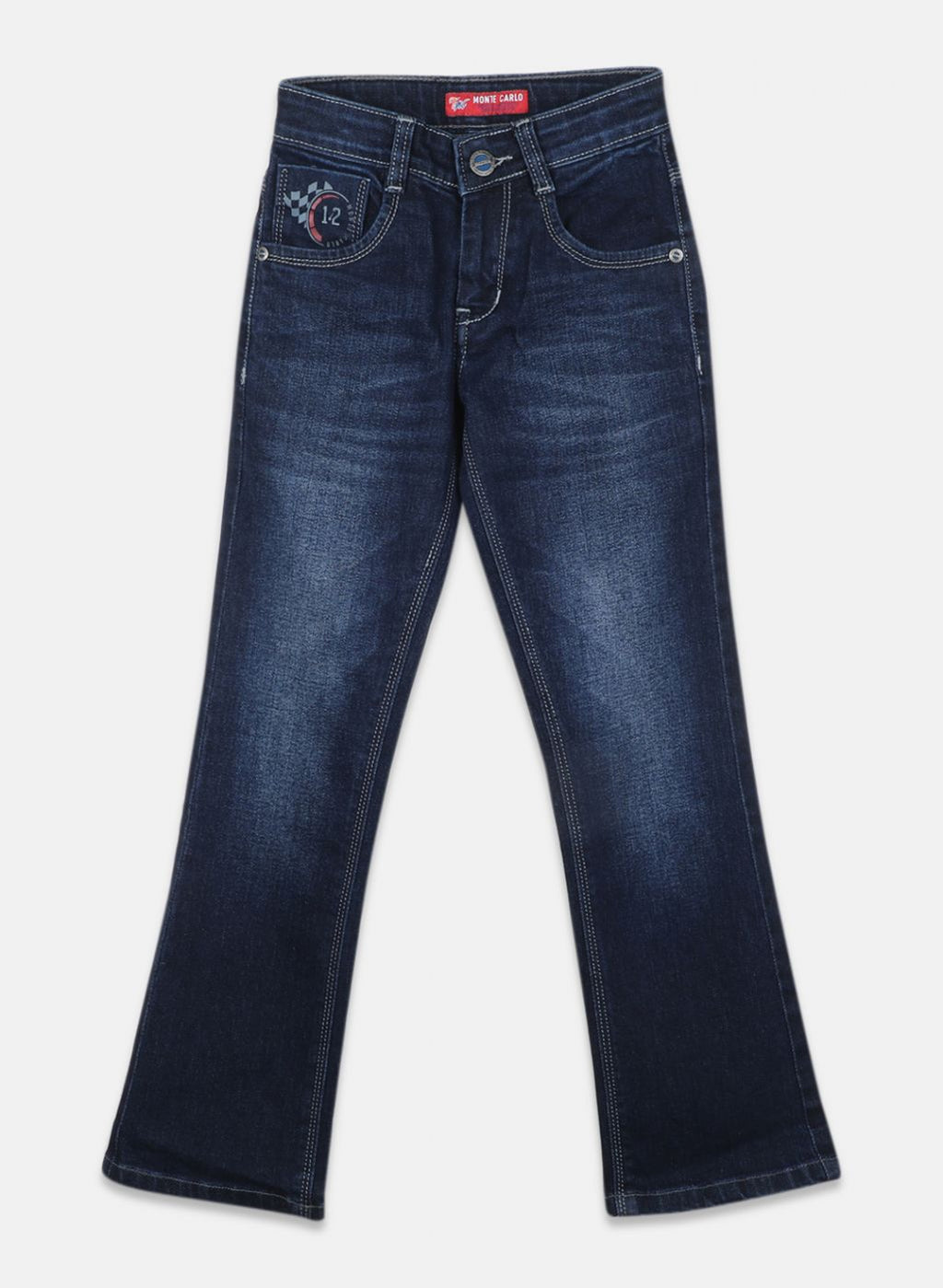 Boys NAvy Blue Tailor Fit Denim
