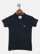 Boys Navy Blue Printed T-Shirt