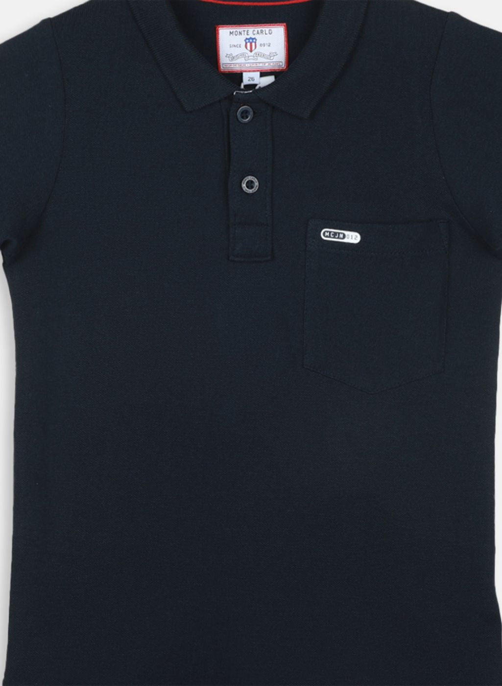 Boys Navy Blue Printed T-Shirt