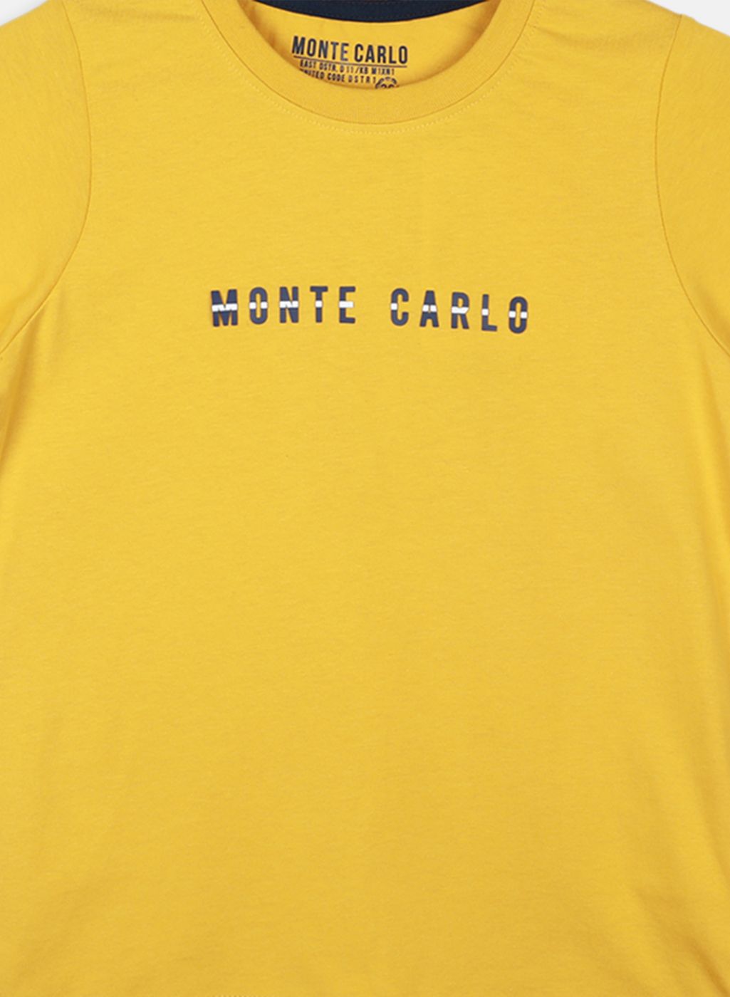 Boys Mustard Printed T-Shirt