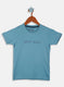 Boys Blue Printed T-Shirt