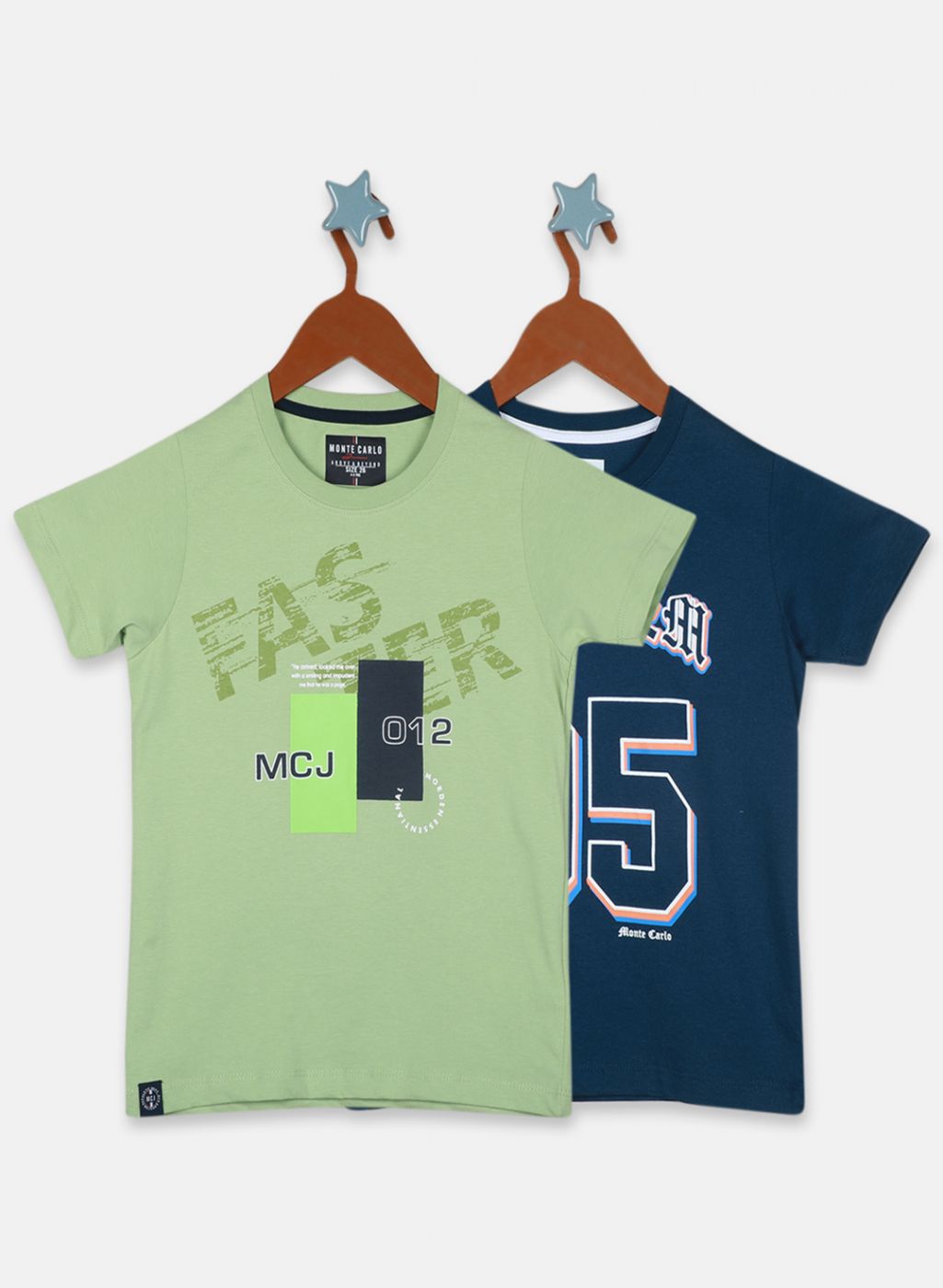 Boys Blue Printed T-Shirt