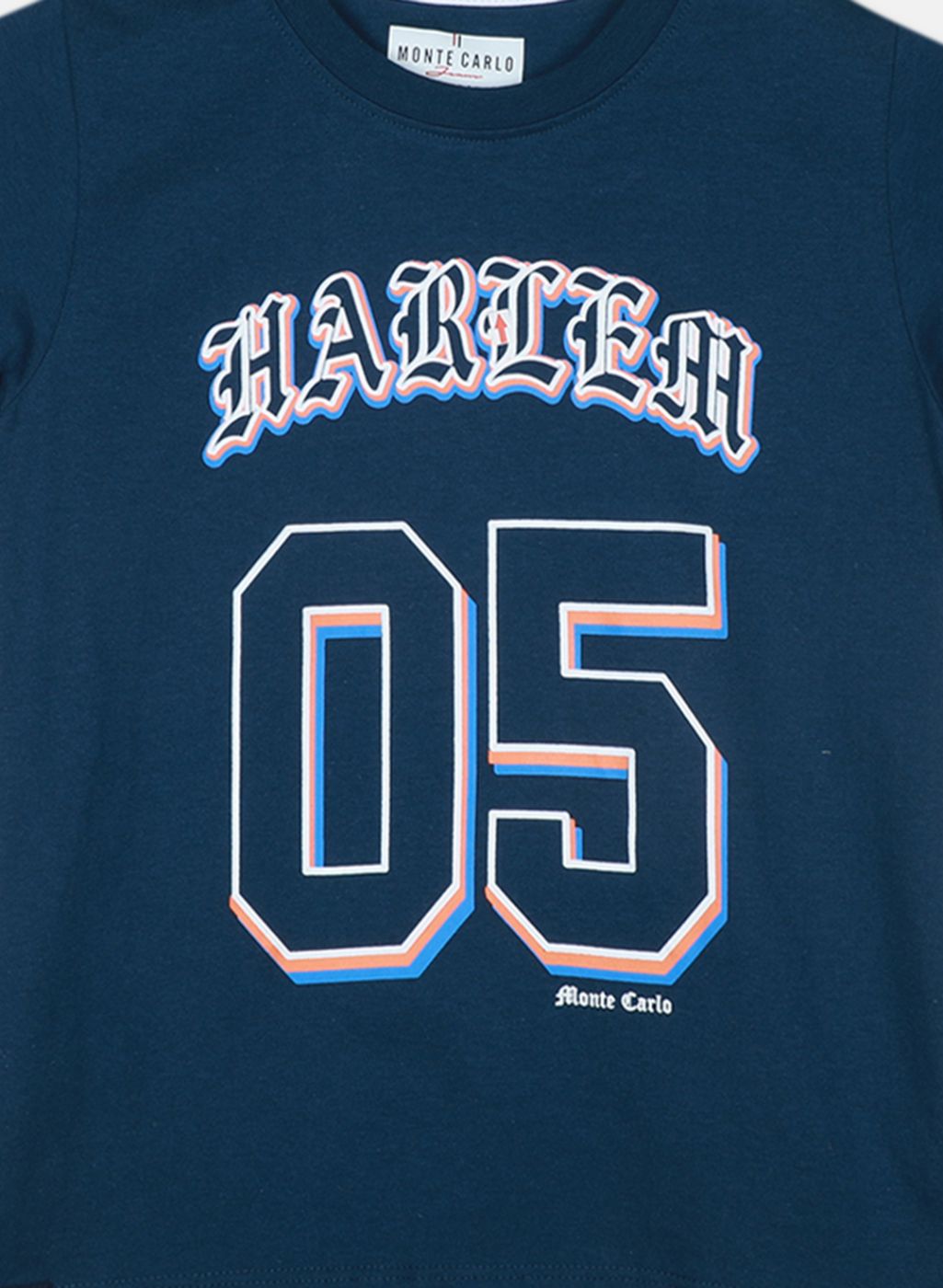 Boys Blue Printed T-Shirt