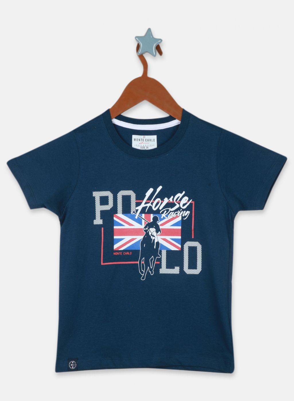 Boys Mustard Printed T-Shirt