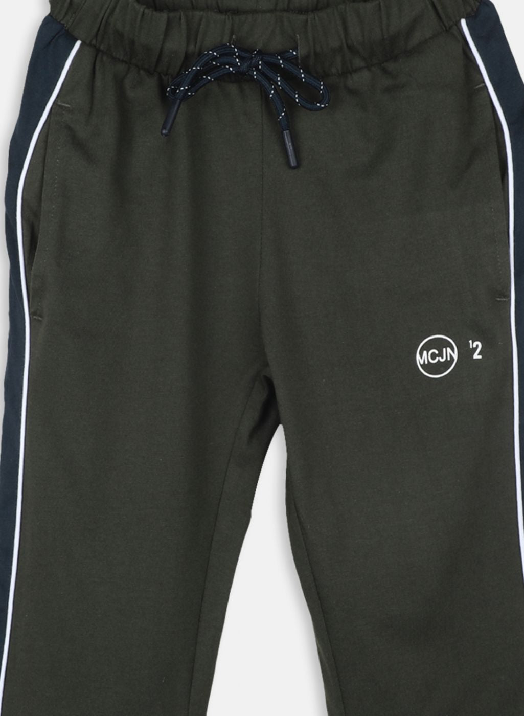 Boys Olive Printed Capri