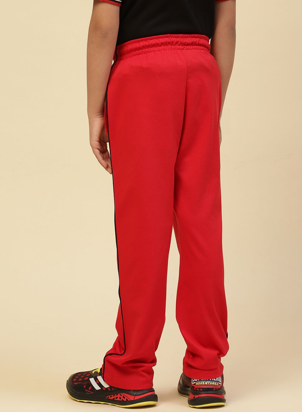 Boys Red Regular Fit Lower