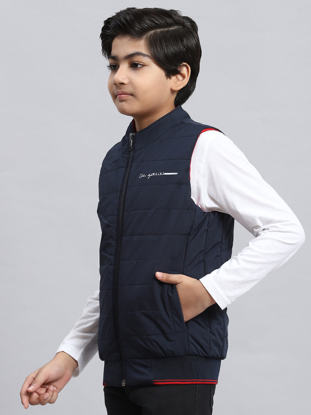 Boys Red & Blue Reversible Jacket
