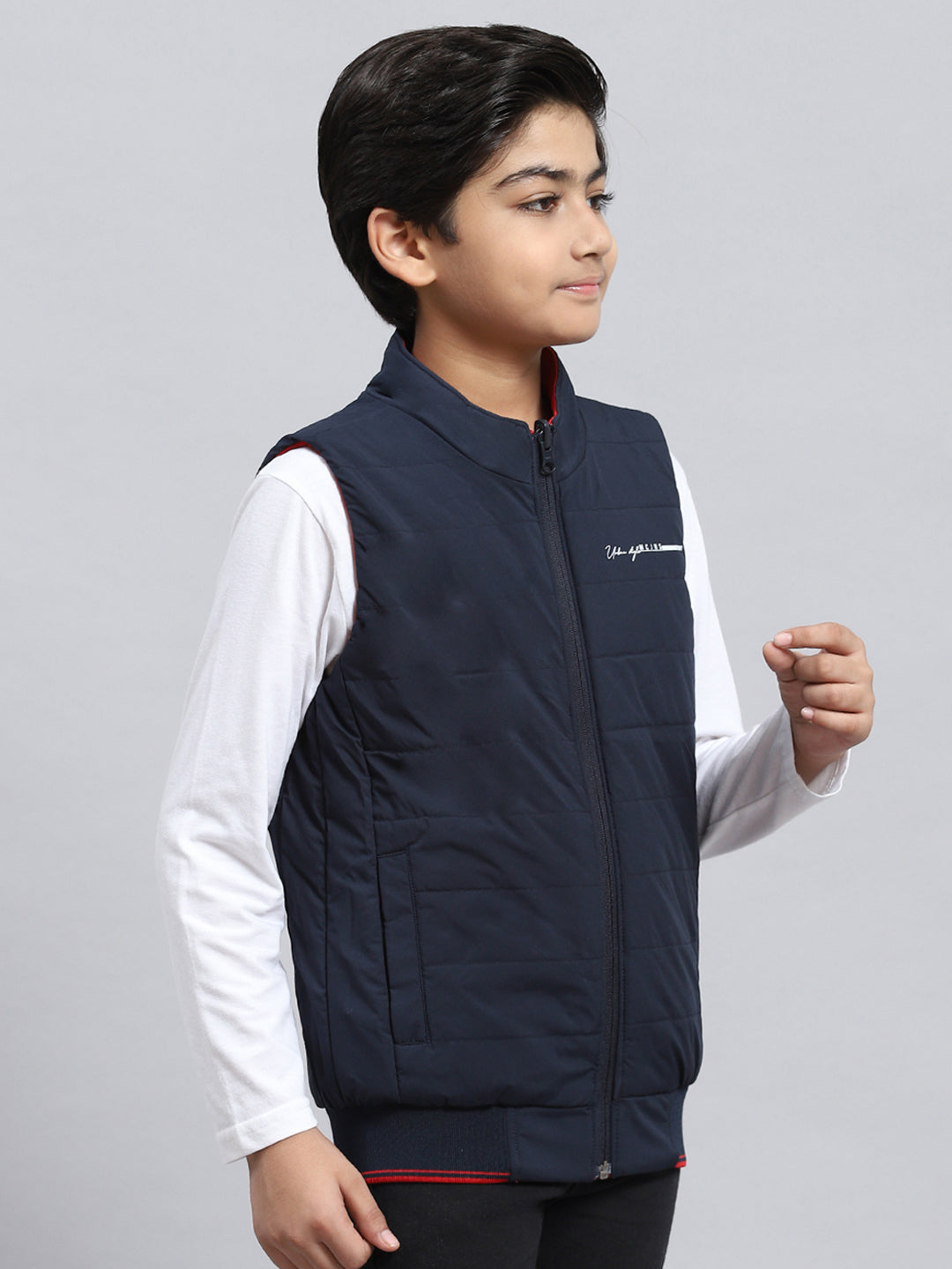 Boys Red & Blue Reversible Jacket