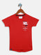 Boys Red Printed T-Shirt