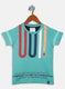 Boys Green Printed T-Shirt