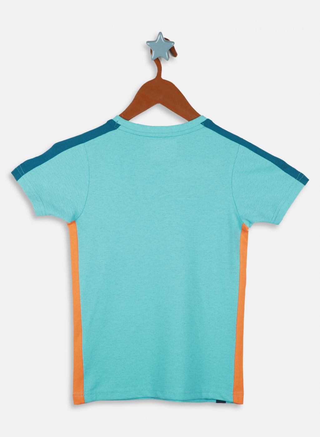 Boys Blue Printed T-Shirt
