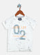 Boys Off White Printed T-Shirt