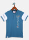 Boys Blue Printed T-Shirt