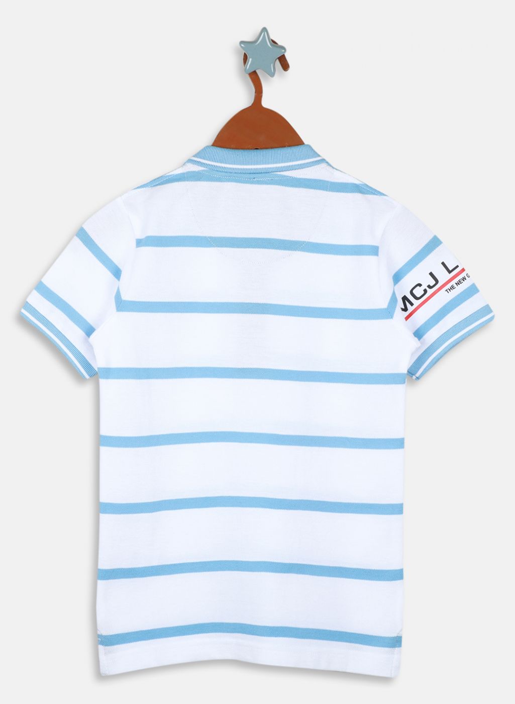 Boys White Printed T-Shirt