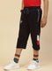 Boys NAvy Blue Printed Capri