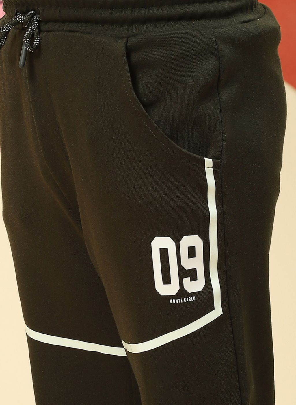 Boys Olive Regular Fit Lower