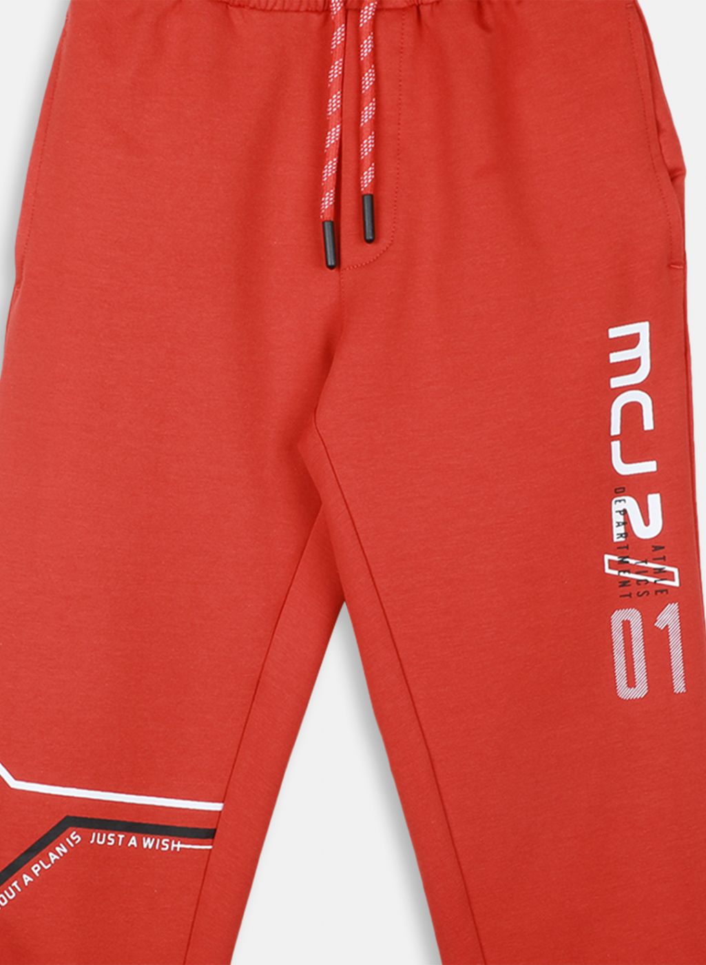 Boys Orange Regular Fit Lower