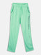 Girls Green Regular Fit Lower