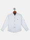 Boys White Solid Shirt
