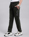 Boys Olive Printed Regular Fit Lower
