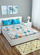 Multi Color 200 TC Bedsheet with 2 Pillow Covers
