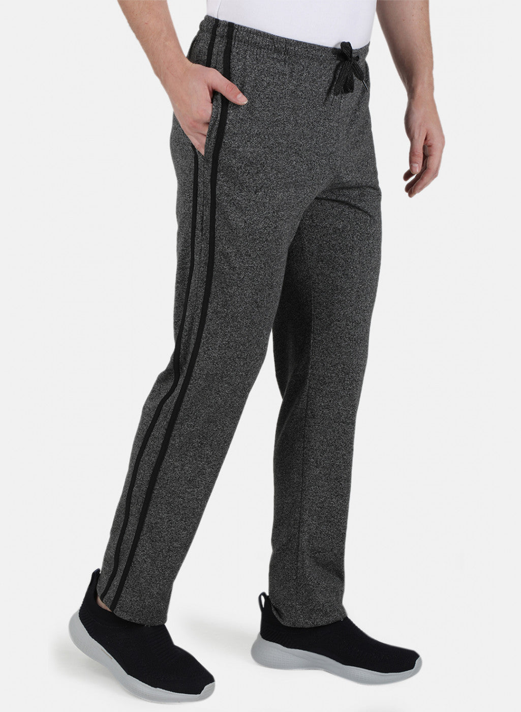 Mens Black Plain Lower