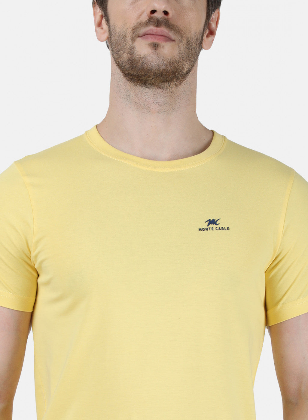 Mens Multi Color Plain T-Shirt