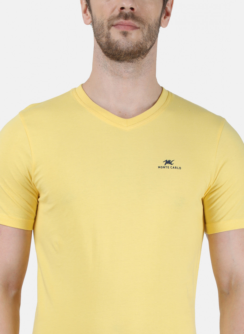Mens Multi Color Plain T-Shirt