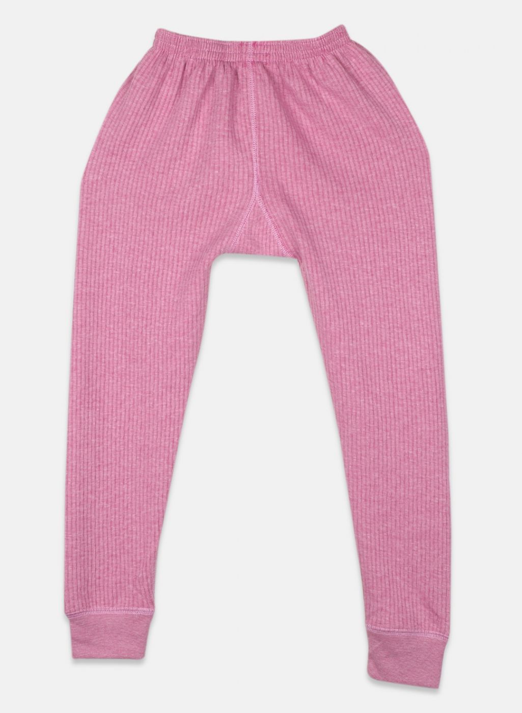 Boys Pink Solid Thermal Lower