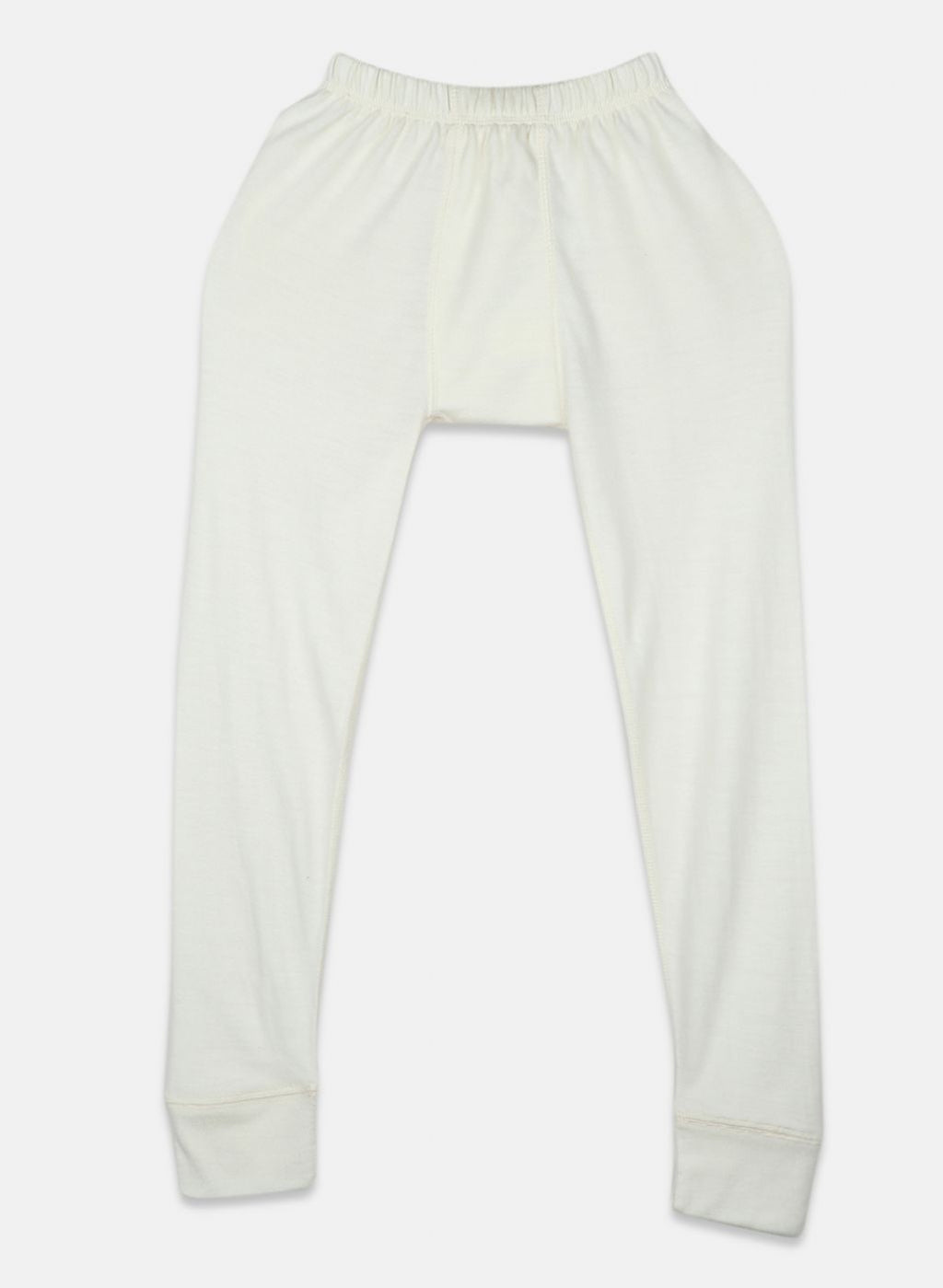 Boys Cream Solid Thermal Lower