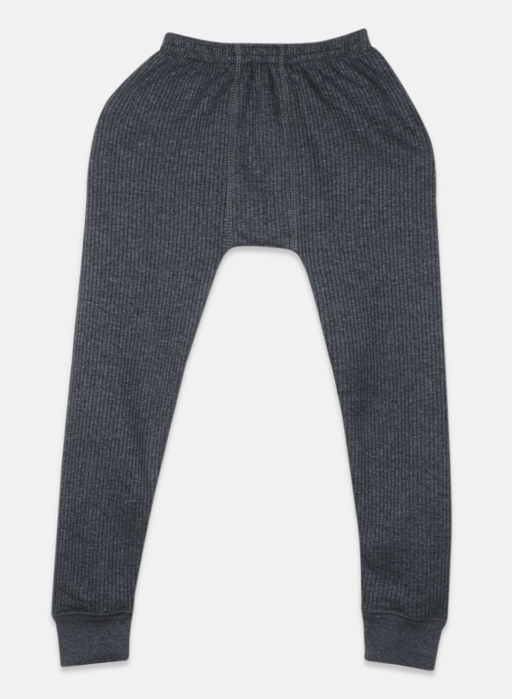 Boys Grey Solid Thermal Lower