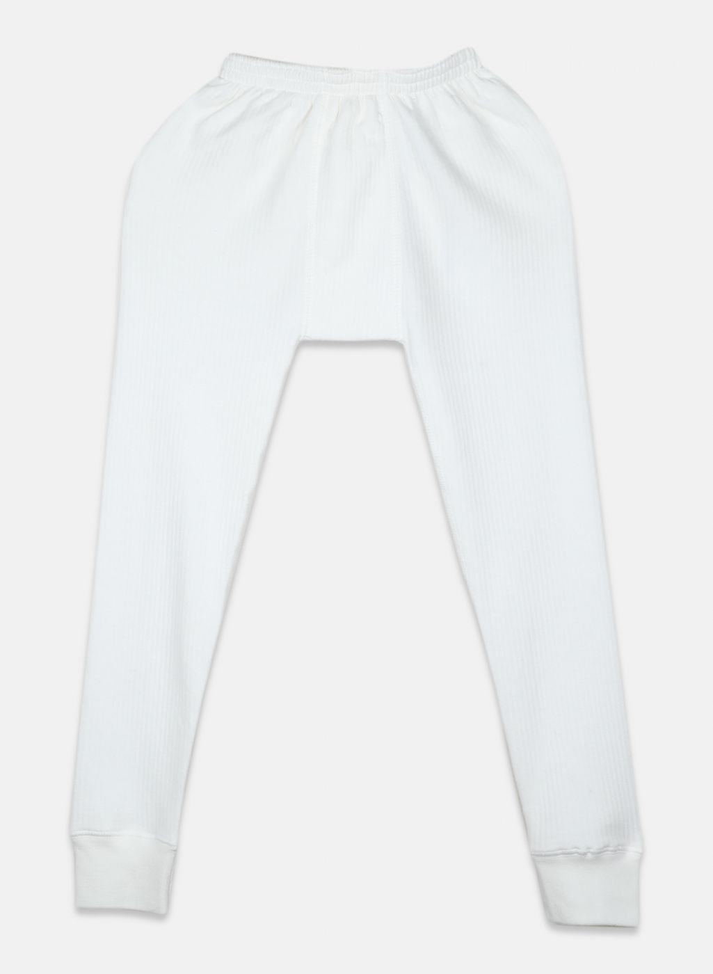 Boys Off White Solid Thermal Lower