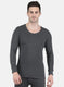 Men Grey Solid Thermal Vest