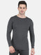 Men Grey Solid Thermal Vest