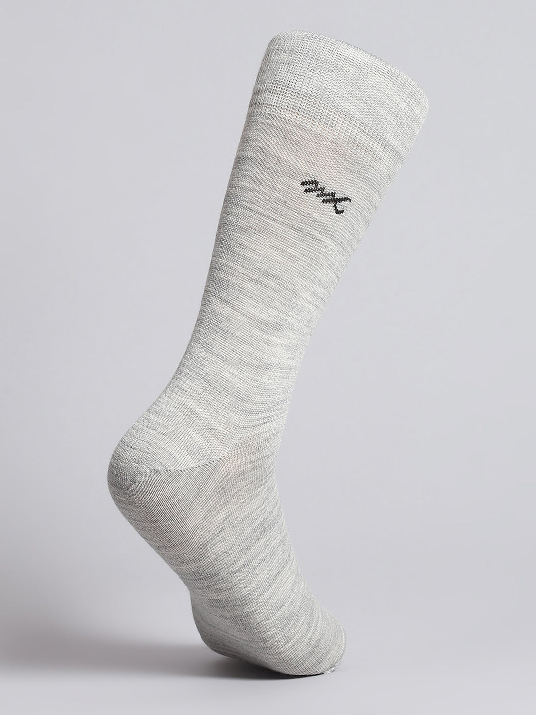 Men Pure Wool Solid Mid Calf Length Socks (1 Pair)