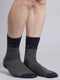 Men Pure Wool Stripe Mid Calf Length Socks (1 Pair)