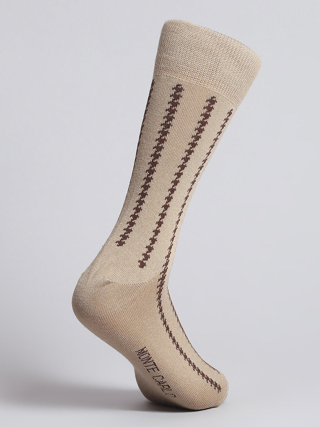 Men Pure Wool Self Design Mid Calf Length Socks (1 Pair)