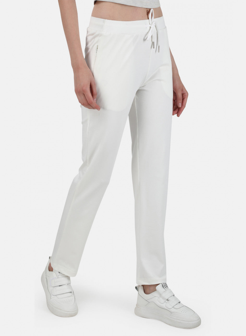 Womens Off White Regular Lower