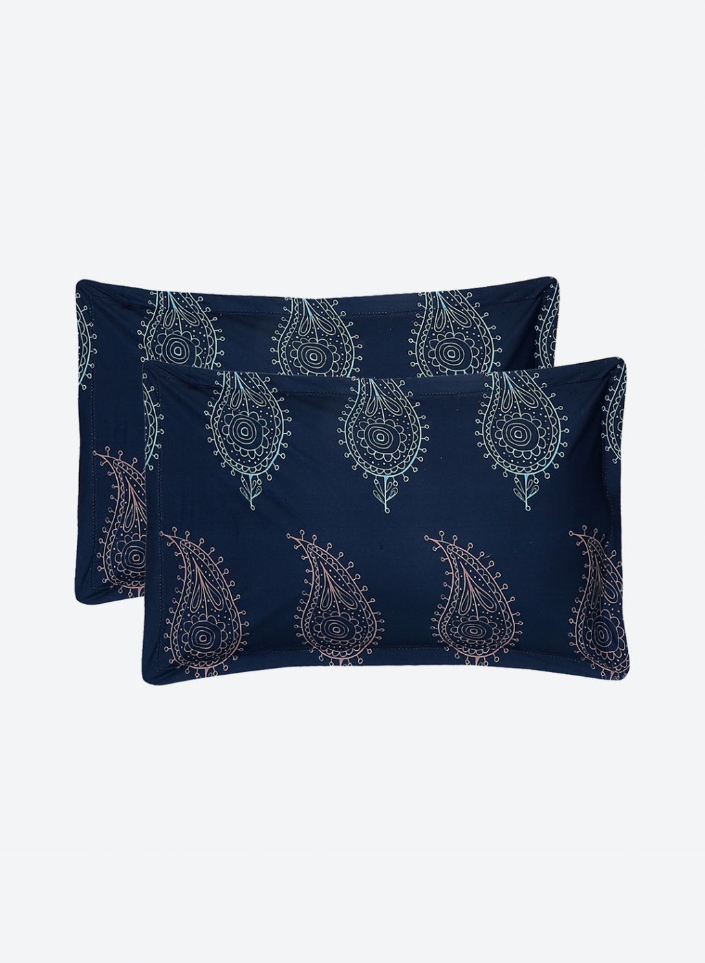 144TC Pure Cotton Single Bedsheet with 2 Pillow Covers