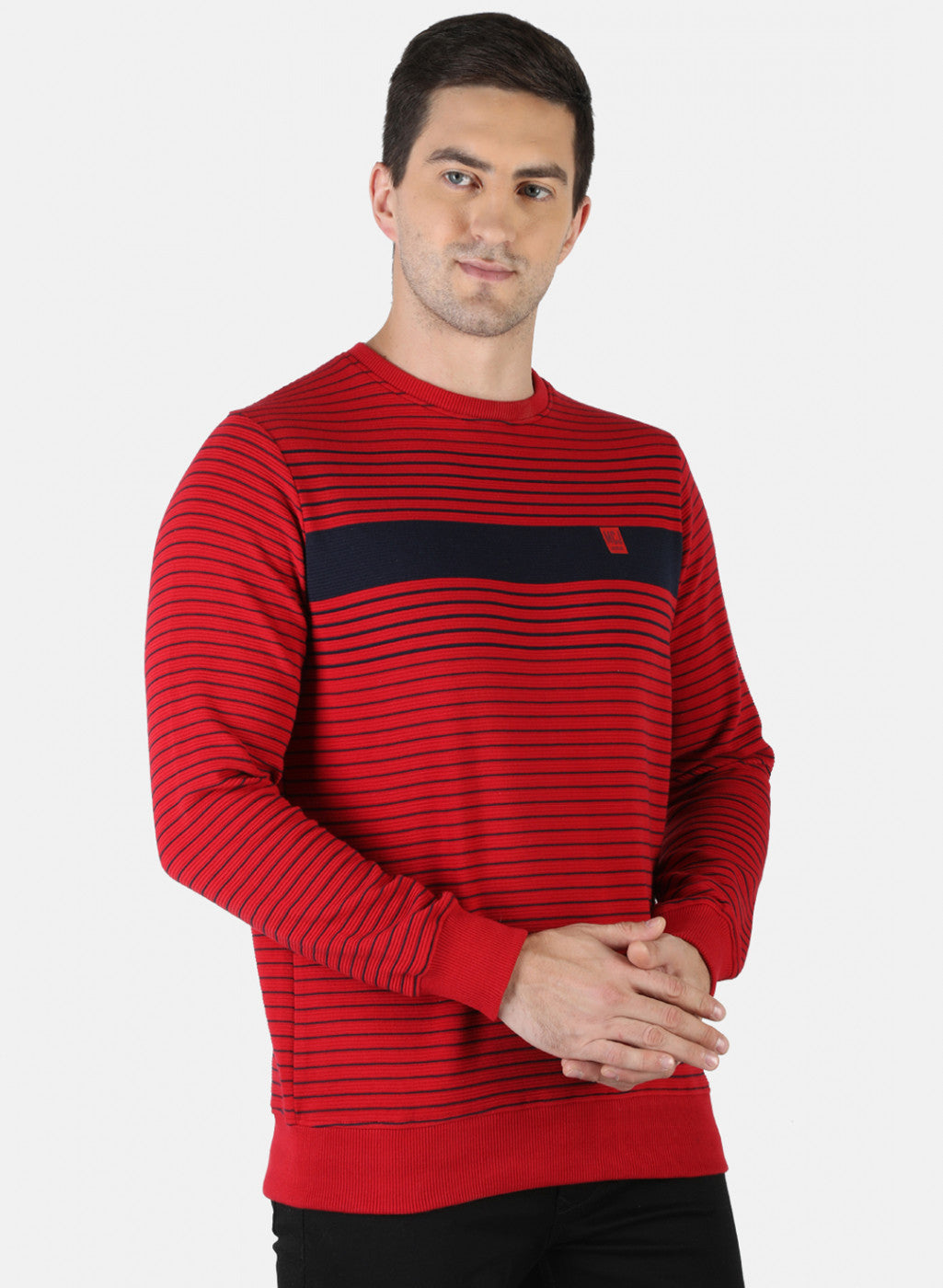 Men Red Stripe T-Shirt