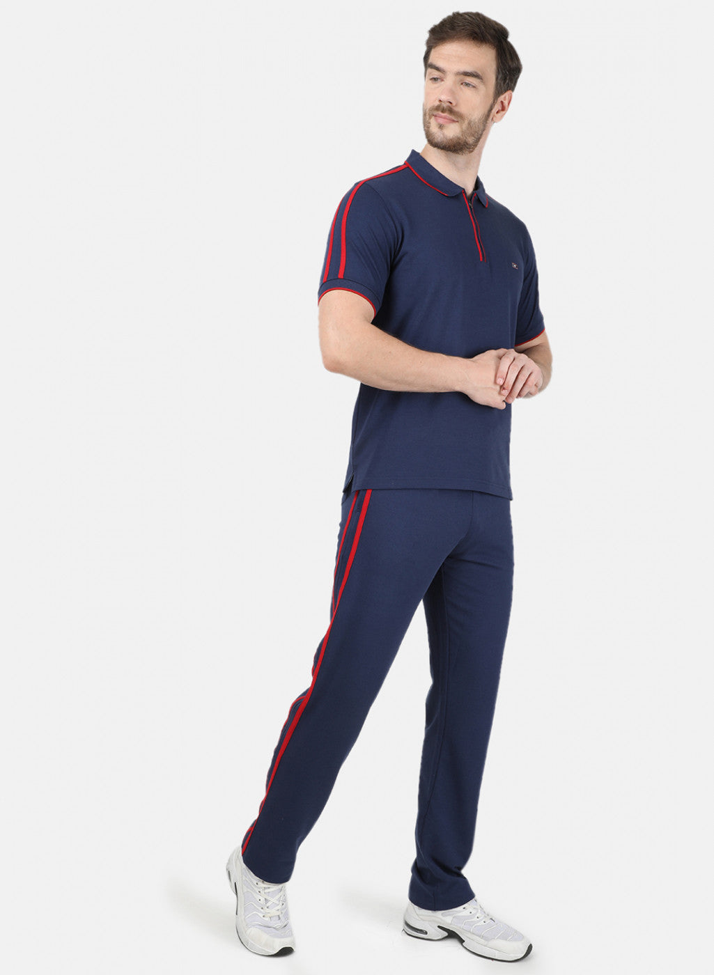 Mens NAvy Blue Stripe Lower Set