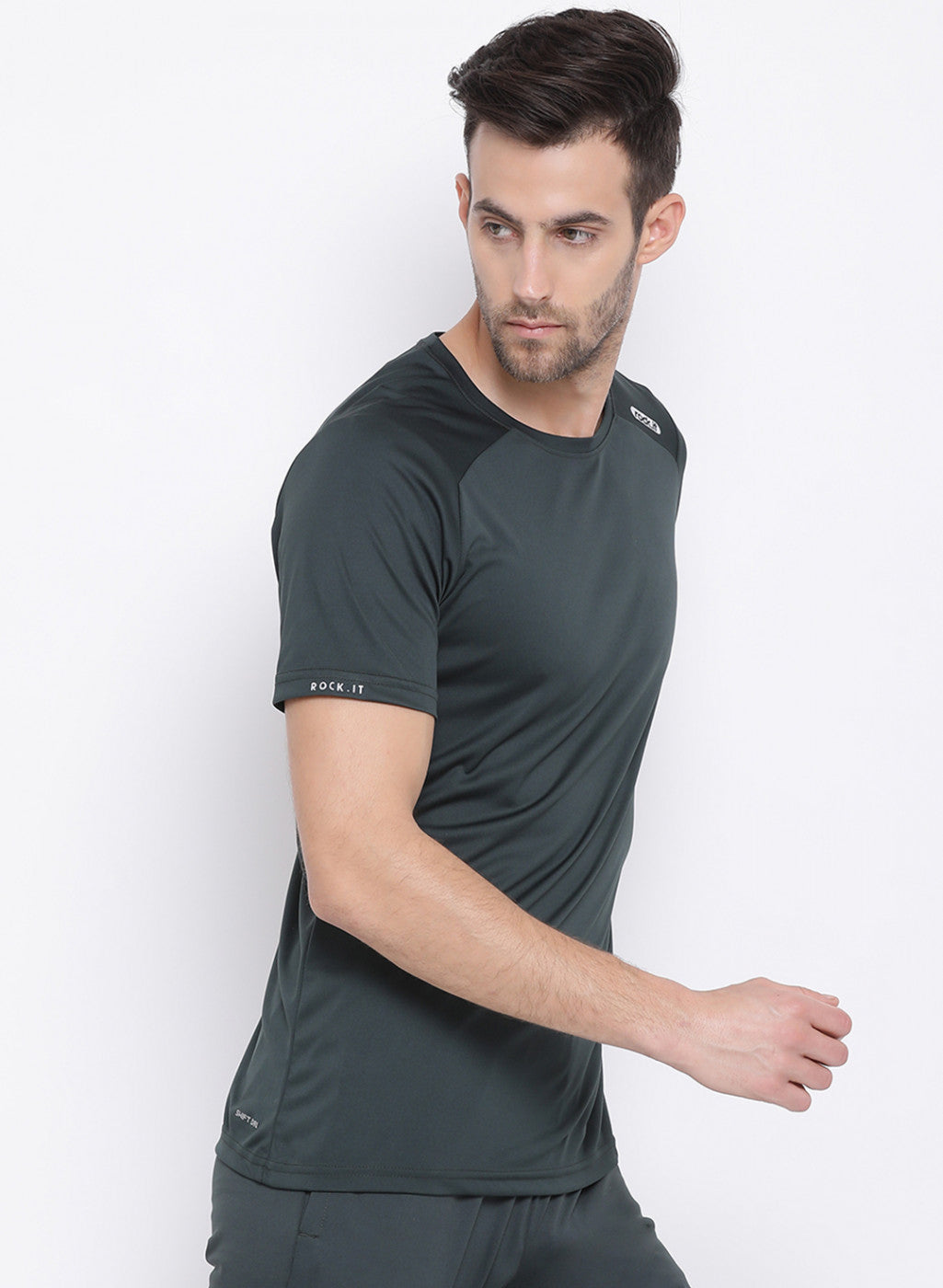 Rock.it NAvy Round Neck Regular Fit T-Shirt