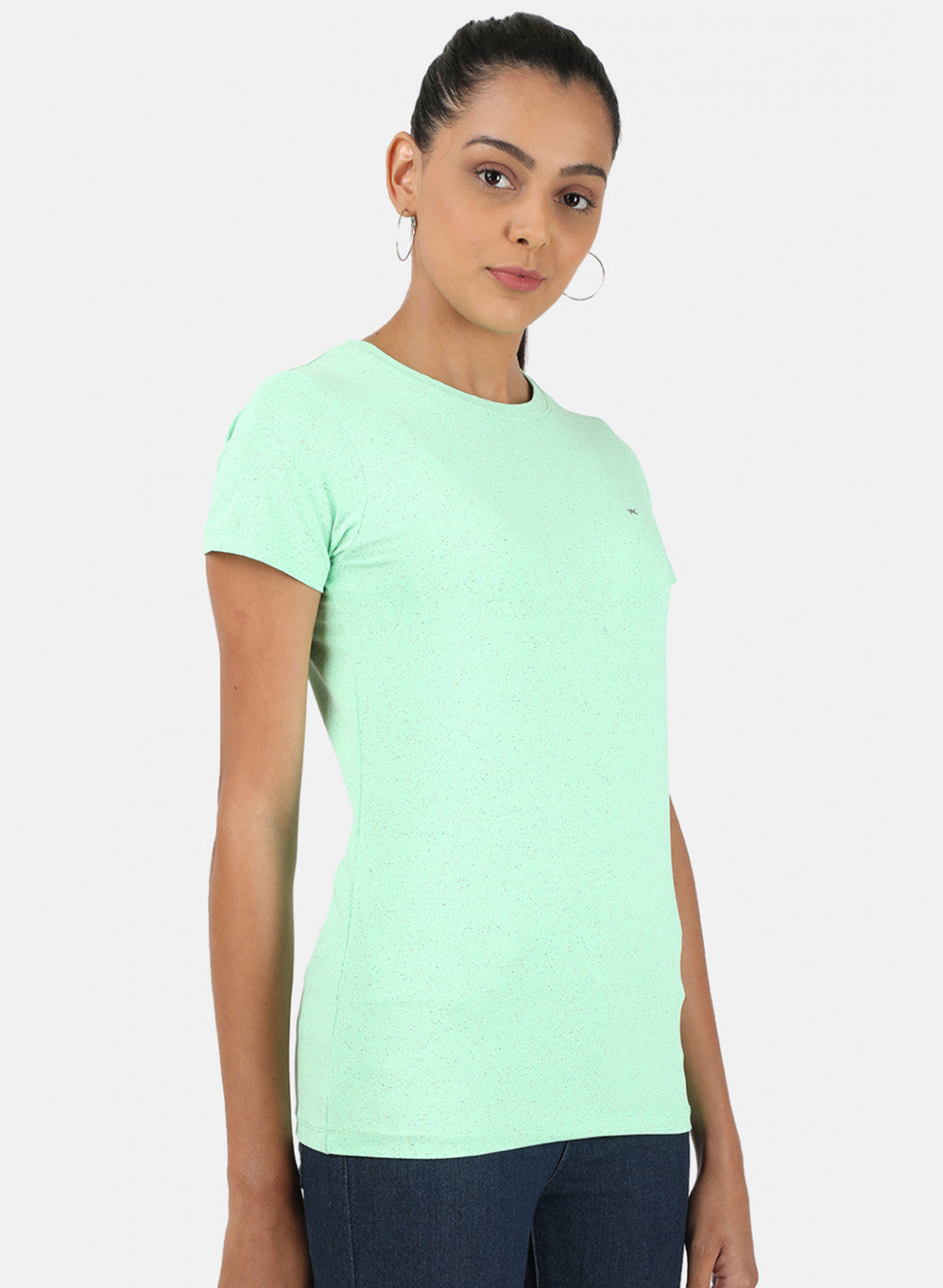 Womens Neon Green Plain Top